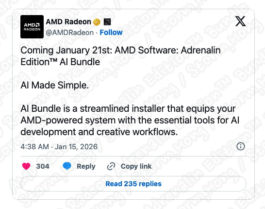 AMD Radeon @AMDRadeon for Twitter X