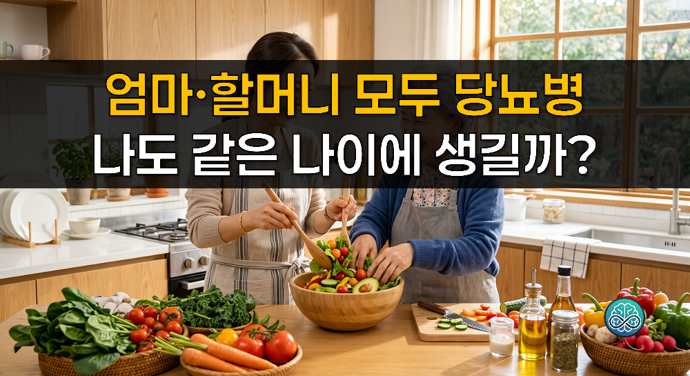 엄마&middot;할머니 모두 당뇨병&hellip; 나도 같은 나이에 생길까? 당뇨 가족력과 예방법 총정리