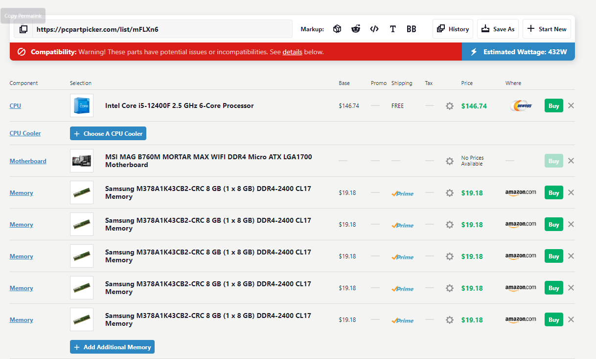 호환성 체크 실패