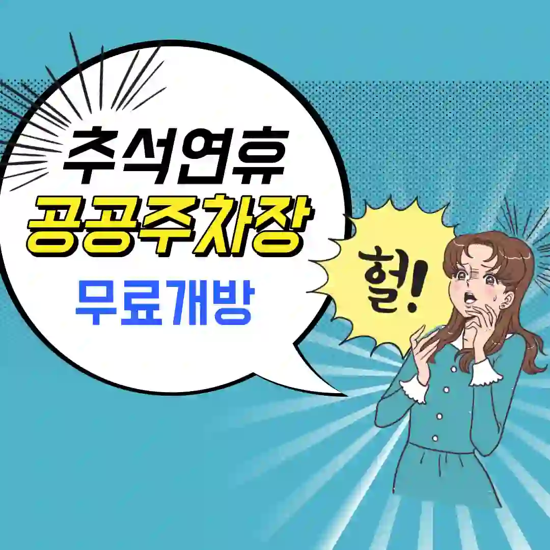 공공주차장-무료개방