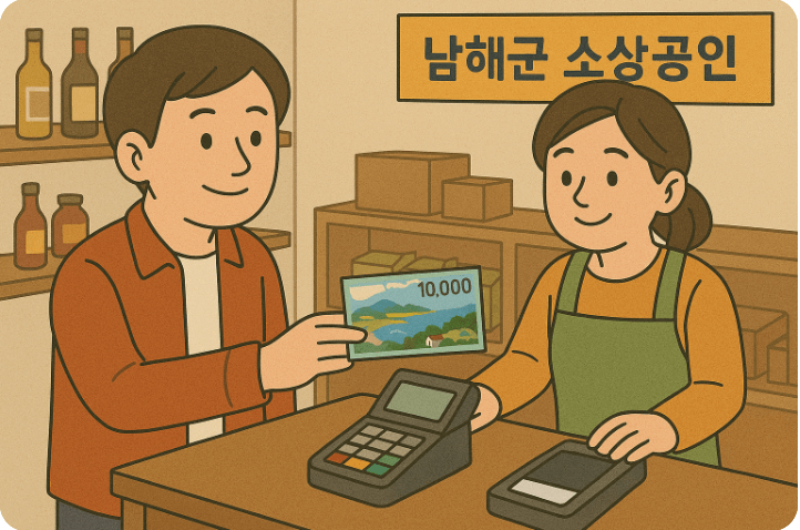 경남 남해 민생안정지원금 신청 지급 사용2