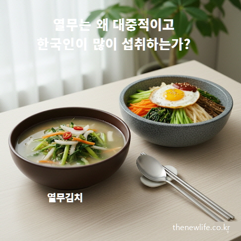 열무김치와 열무비빔밥 – 열무 효능을 활용한 대표 여름 건강식