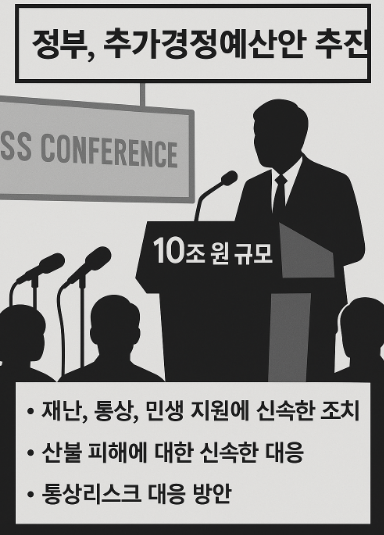 산불피해 추가경정예산안
