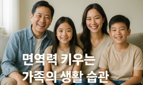 면역력 키우는 가족의 생활 슴관 만들어보기 사진