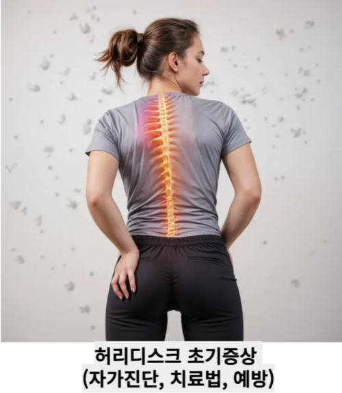허리디스크 초기증상 (자가진단, 치료법, 예방)