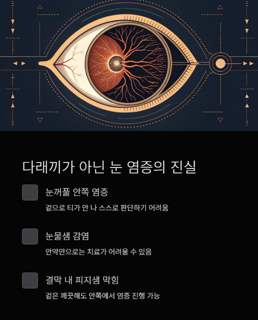 다래끼가 아닌 눈 염증의 진실