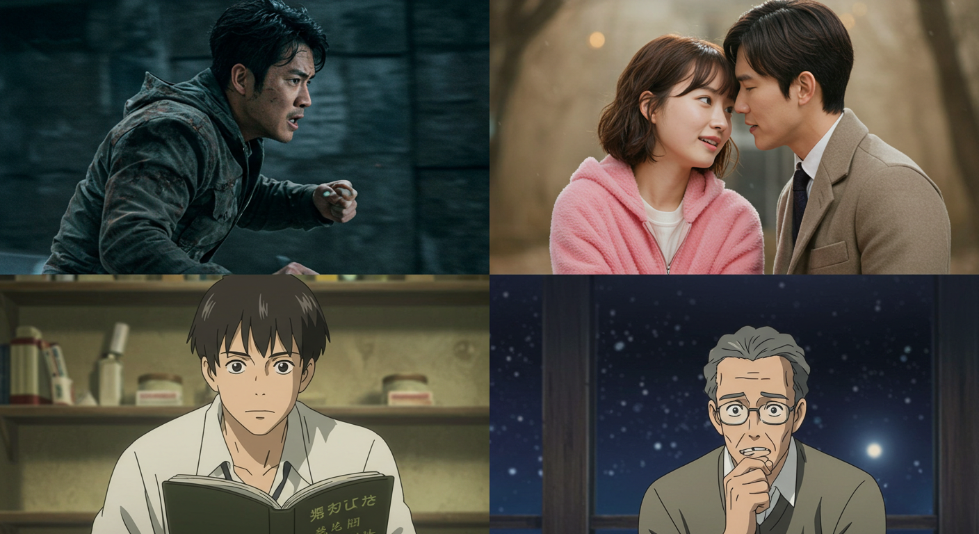 장르별로 구분된 넷플릭스 추천 포인트