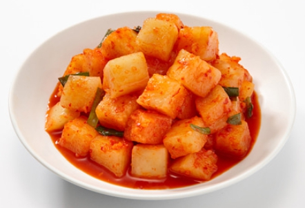 한국 음식-깍두기