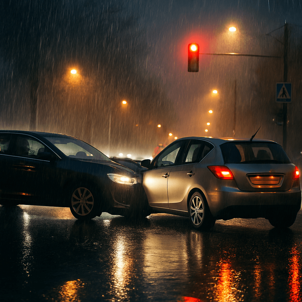 비 오는 날 사고, 치사율 3배