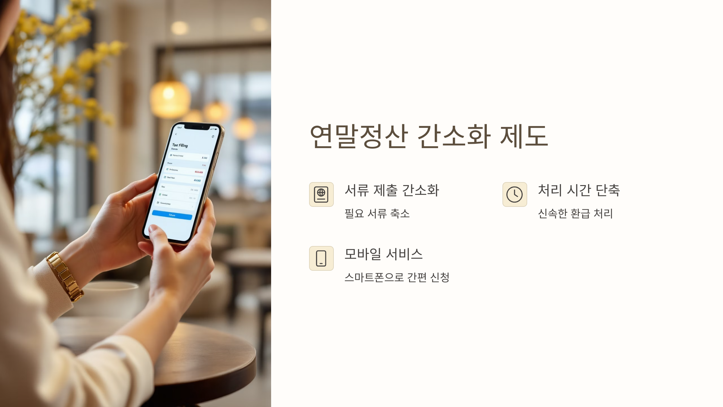 연말정산 간소화 제도 도입