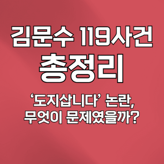 김문수 119