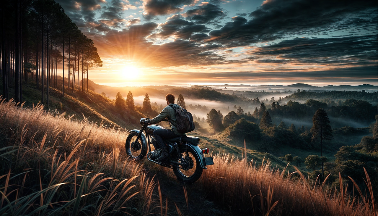 오토바이 캠핑장 vs 노지 캠핑 관련 사진