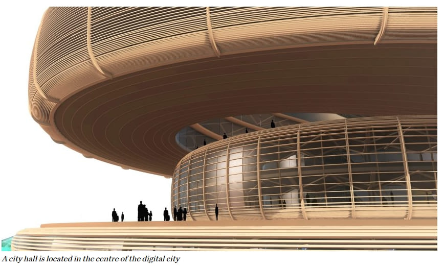 자하 하디드의 가상 리버랜드 메타버스 시티 디자인 VIDEO: Zaha Hadid Architects designs virtual Liberland Metaverse city