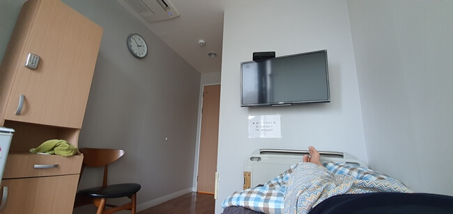 항문농양-수술후기-병실에서