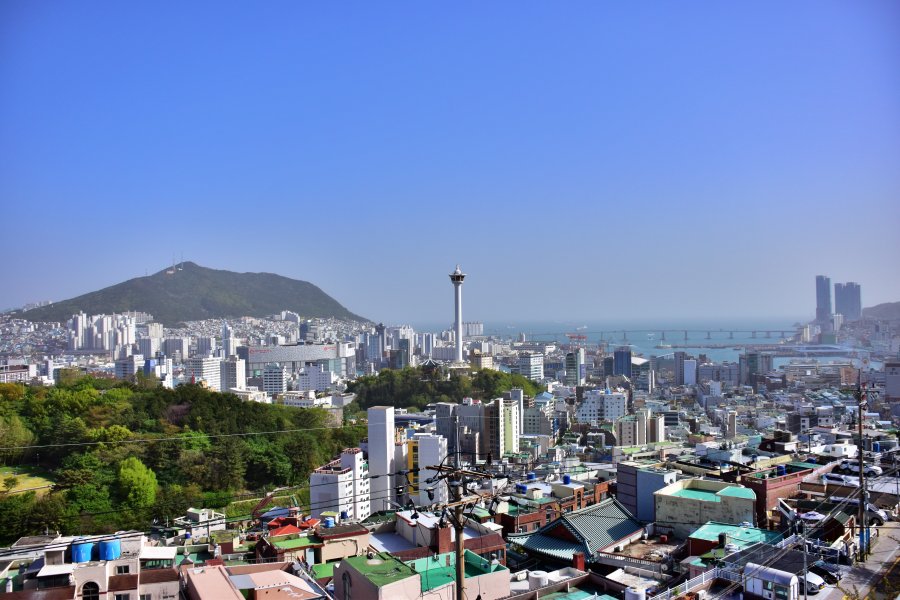 대청동 색채마을 부산타워 남항