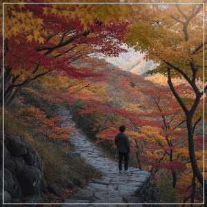  2025년 단풍 절정 시기 &ndash; 호남&middot;제주권 단풍 명소 가상 이미지 