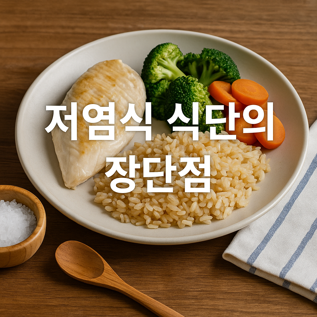 저염식 식단의 장단점