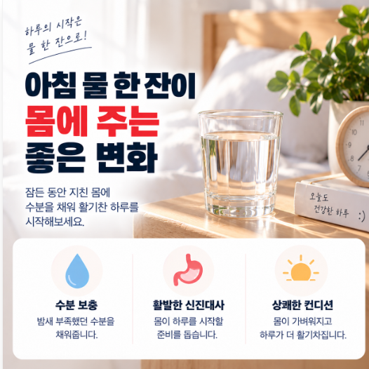 아침 공복에 물 마시면 좋을까? 효과와 올바른 물 마시는 방법