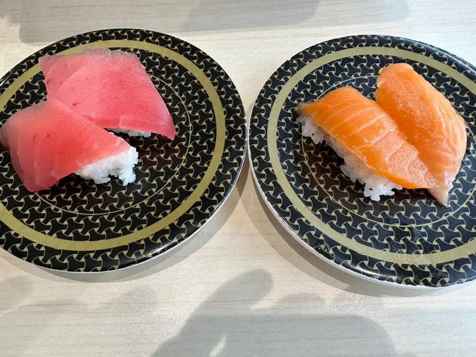 참치와 연어초밥