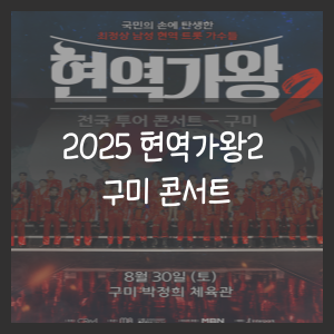 현역가왕2 구미 콘서트