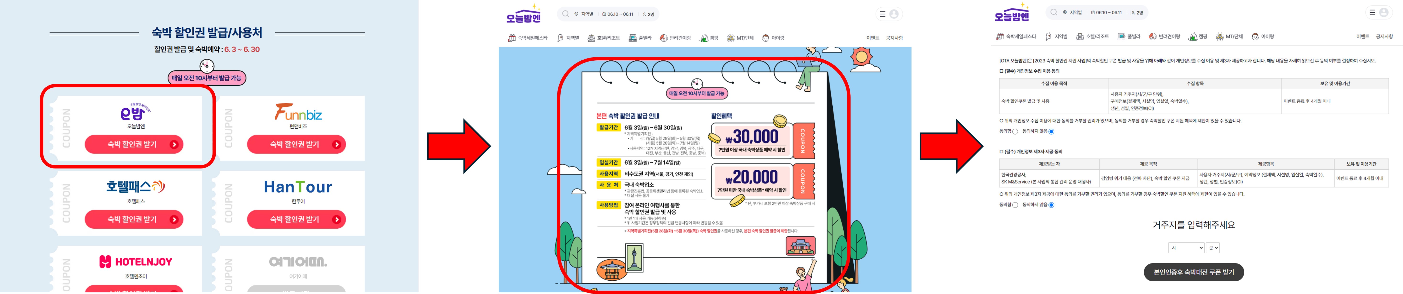 숙박 세일 페스타, 숙박 페스타, 숙박 세일 페스타 숙박 할인권 발급 받기