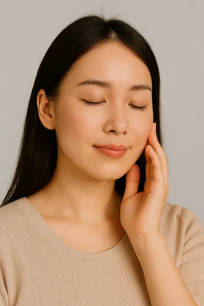 피부 맑은 한국 여성 인물사진