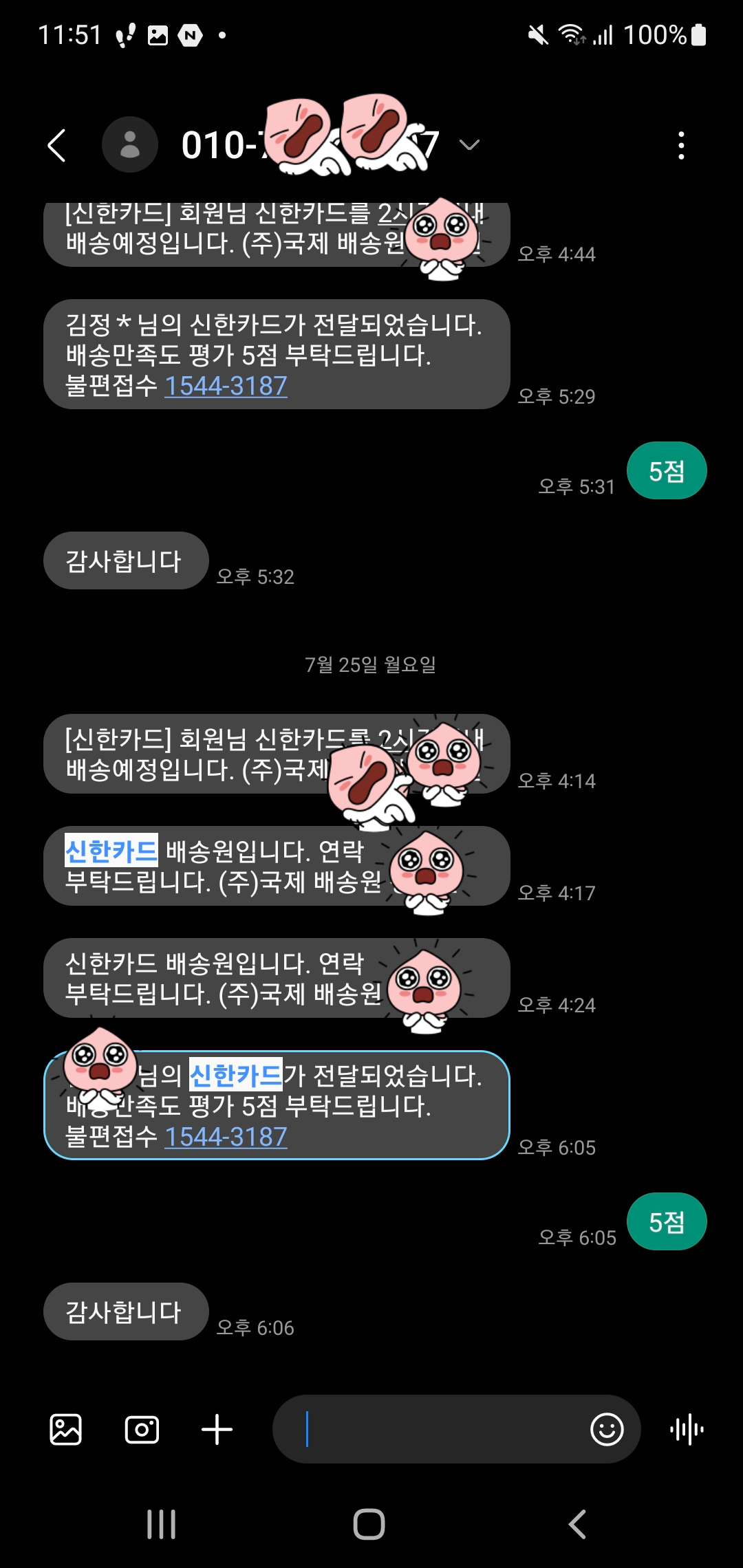 신한 카드 분실