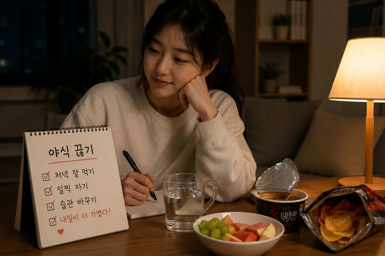 야식 끊기 방법(밤마다 무너지던 습관을 바꾼 후기
