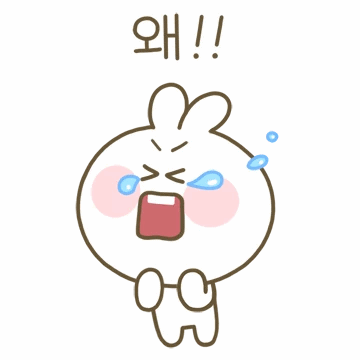 행복토끼 이모티콘