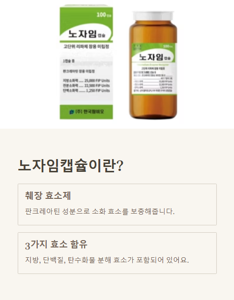 노자임캡슐이란?