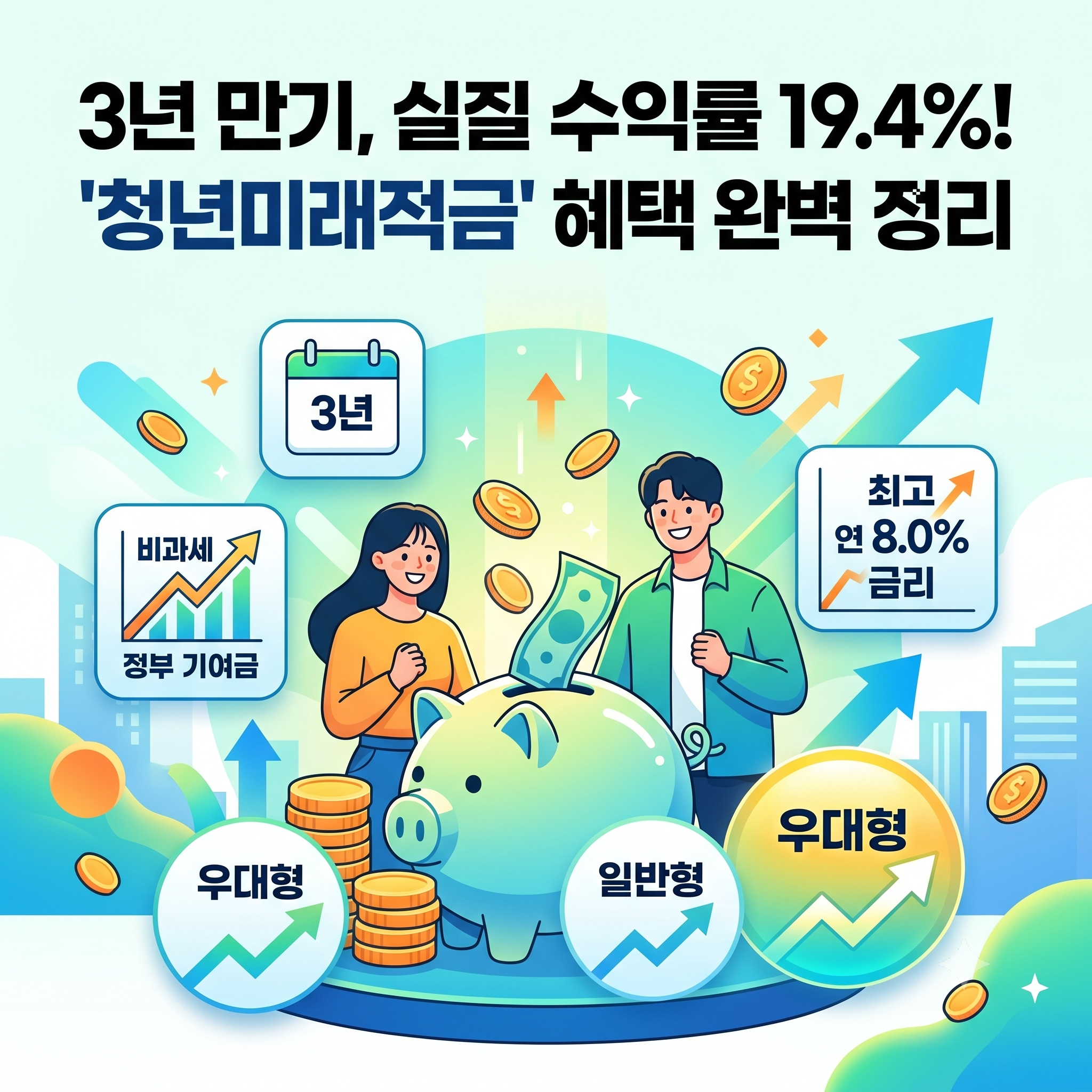 청년미래적금 가입조건 및 유형별 금리 혜택 완벽 정리
