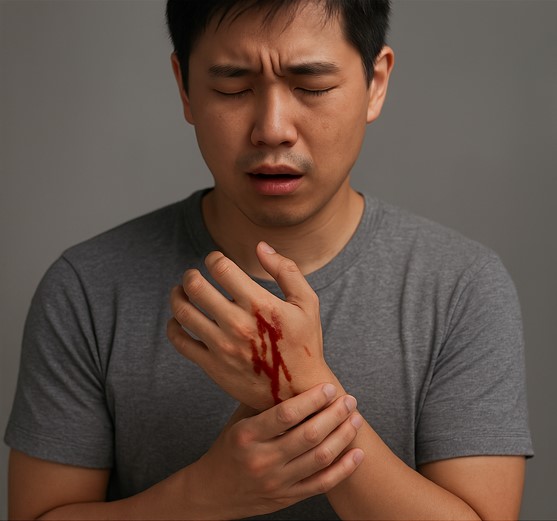 피 흘리는 꿈 해몽 – 건강 문제? 행운의 징조?