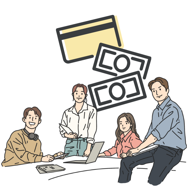 대학생 장학금 입금 기다리는 학생들, 국가장학금 신청 후 지급 대기, 통장 입금 상황 설명