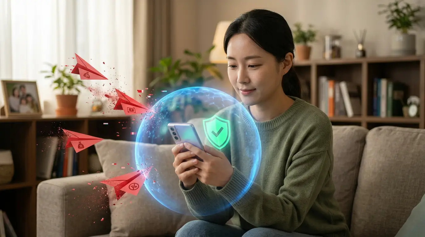 모바일 통합 진단 앱 안전 해결책 확인 및 불법 스미싱 차단