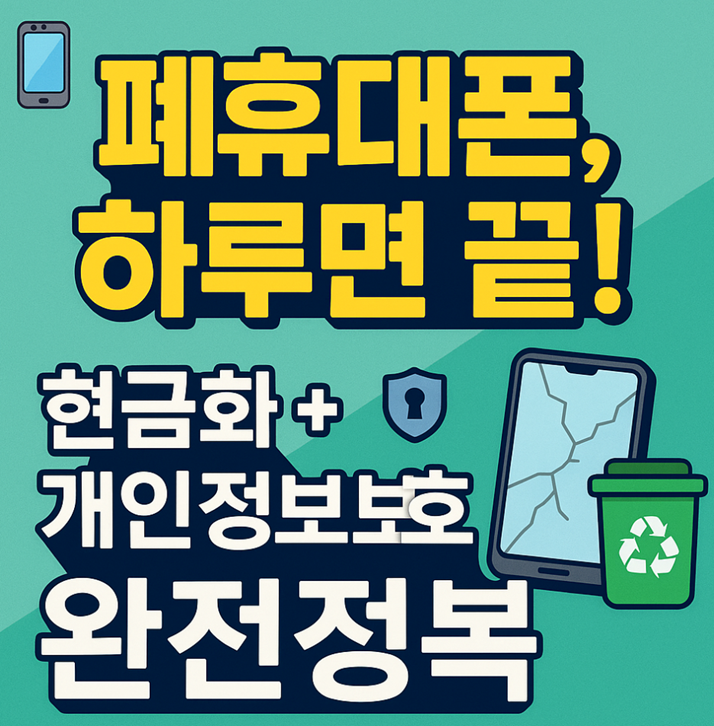 폐휴대폰 처리