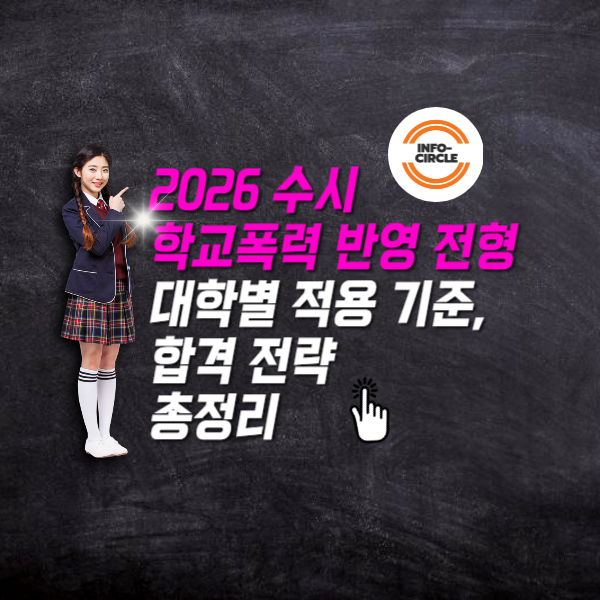 2026 수시 학교폭력 반영 전형, 대학별 적용 기준, 합격 전략 총정리
