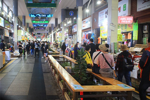 서귀포 매일 올레시장 내부전경