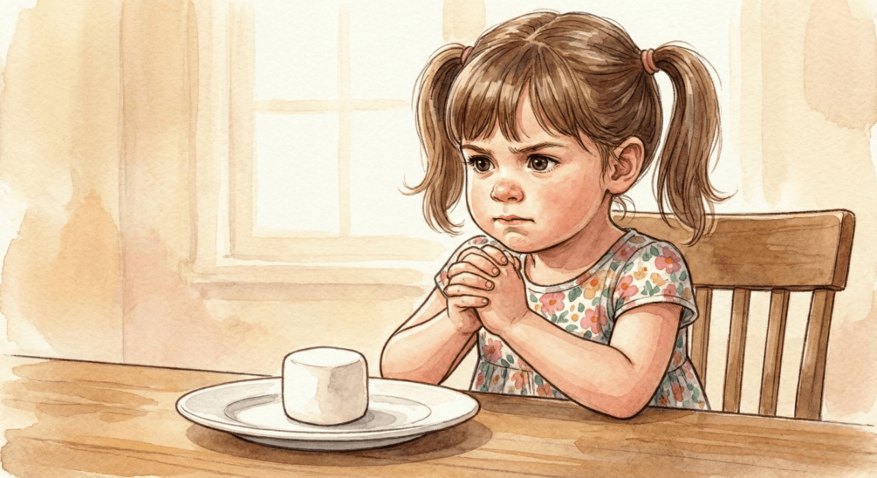 마시멜로 테스트, 15분의 기다림,기다리는법 가르치기, 참는힘 기르기