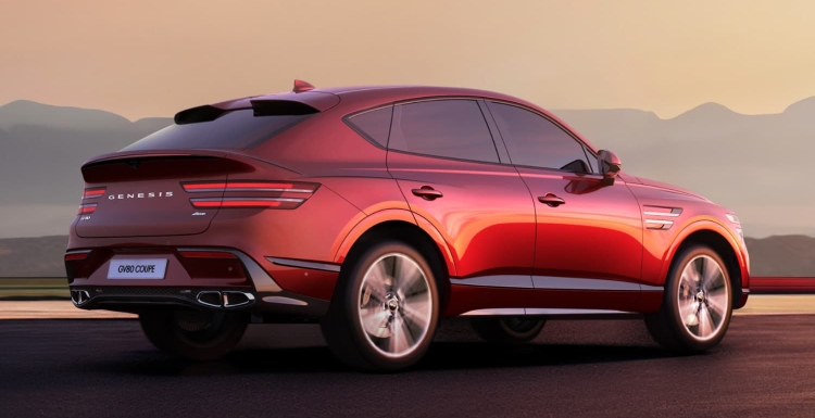 GV80 쿠페 후면부 디자인