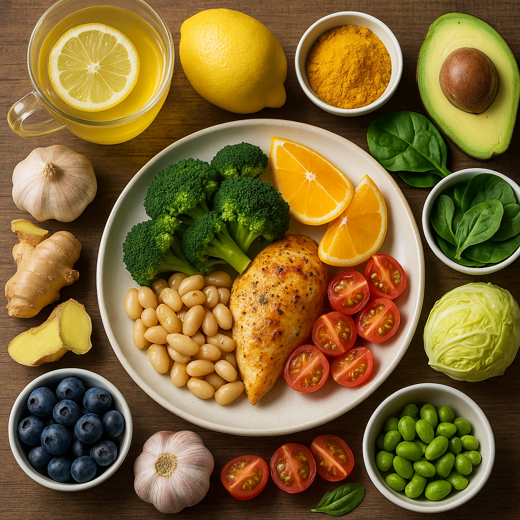 면역력 높이는 음식 10가지와 간단 레시피