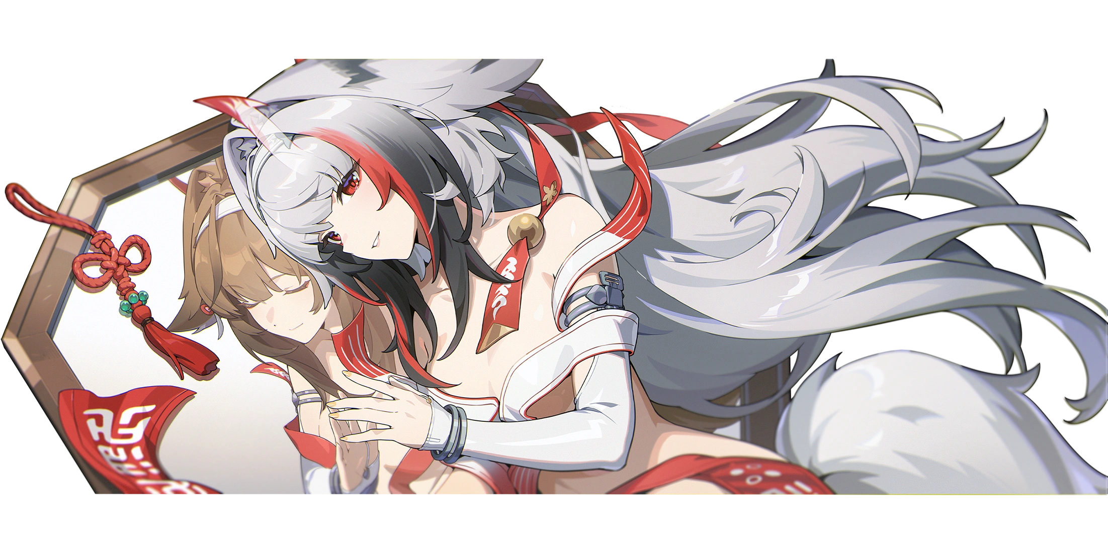 젠레스 존제로 엽빛나 풀돌 일러스트 이미지