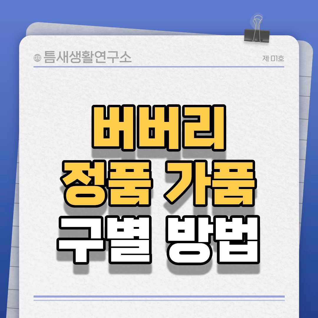 버버리정품가품-썸네일