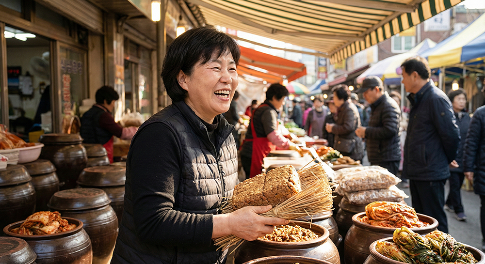 장 건강 좋아지는 법 5가지 습관 중 발효식품 섭취, 전통 청국장, 유익균 이미지