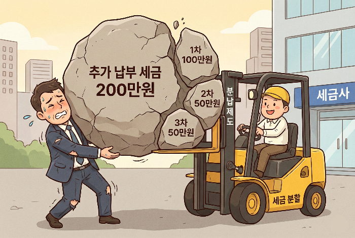 과도한 추가 납부 세액 부담을 덜어주는 3개월 분납 제도의 순기능