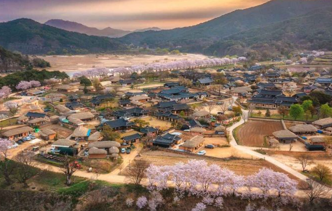 화엄사배경