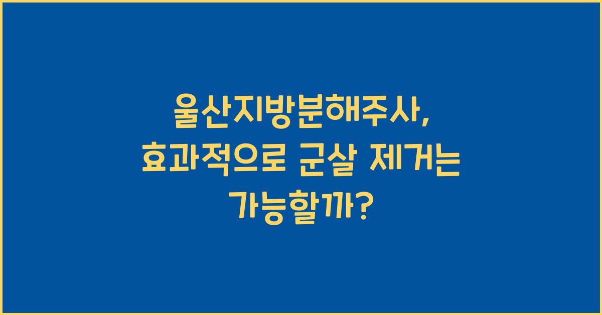 울산지방분해주사