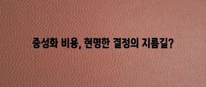 고양이 중성화 비용 가이드 책임감 있는 선택이 중요합니다.