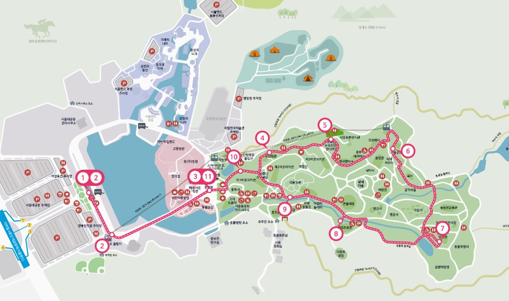 봄축제_서울대공원_약도