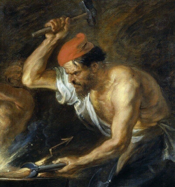 제우스의-번개를-만든-헤파이스토스---페테르-파울-루벤스,-1636