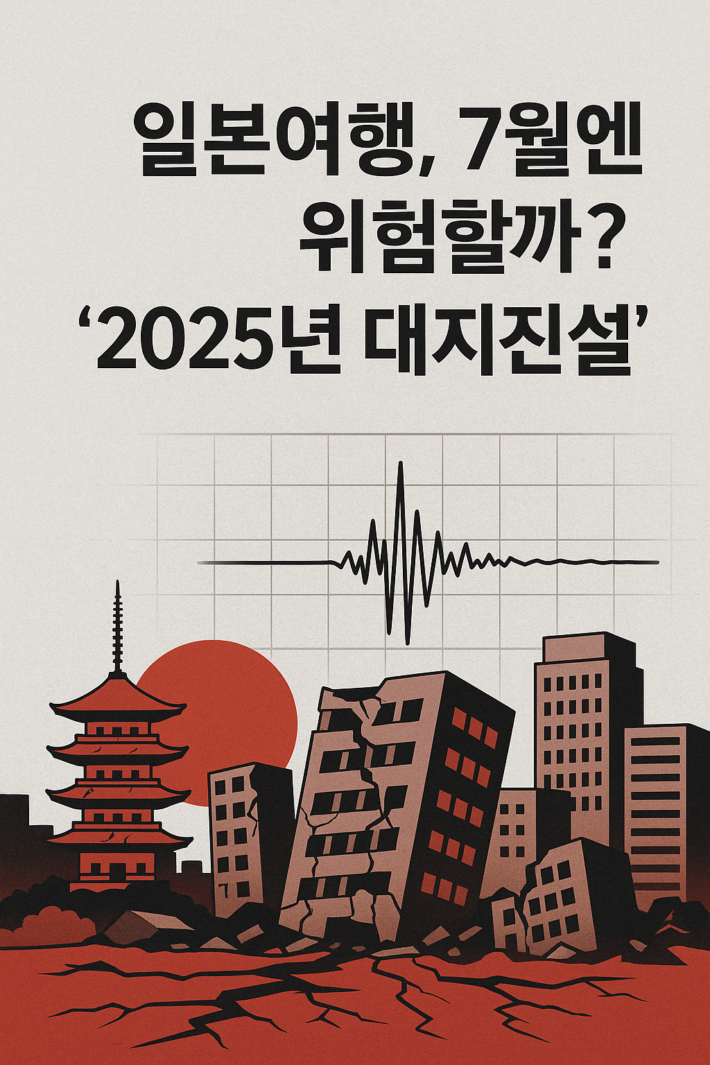 일본 여행, 7월 대지진설
